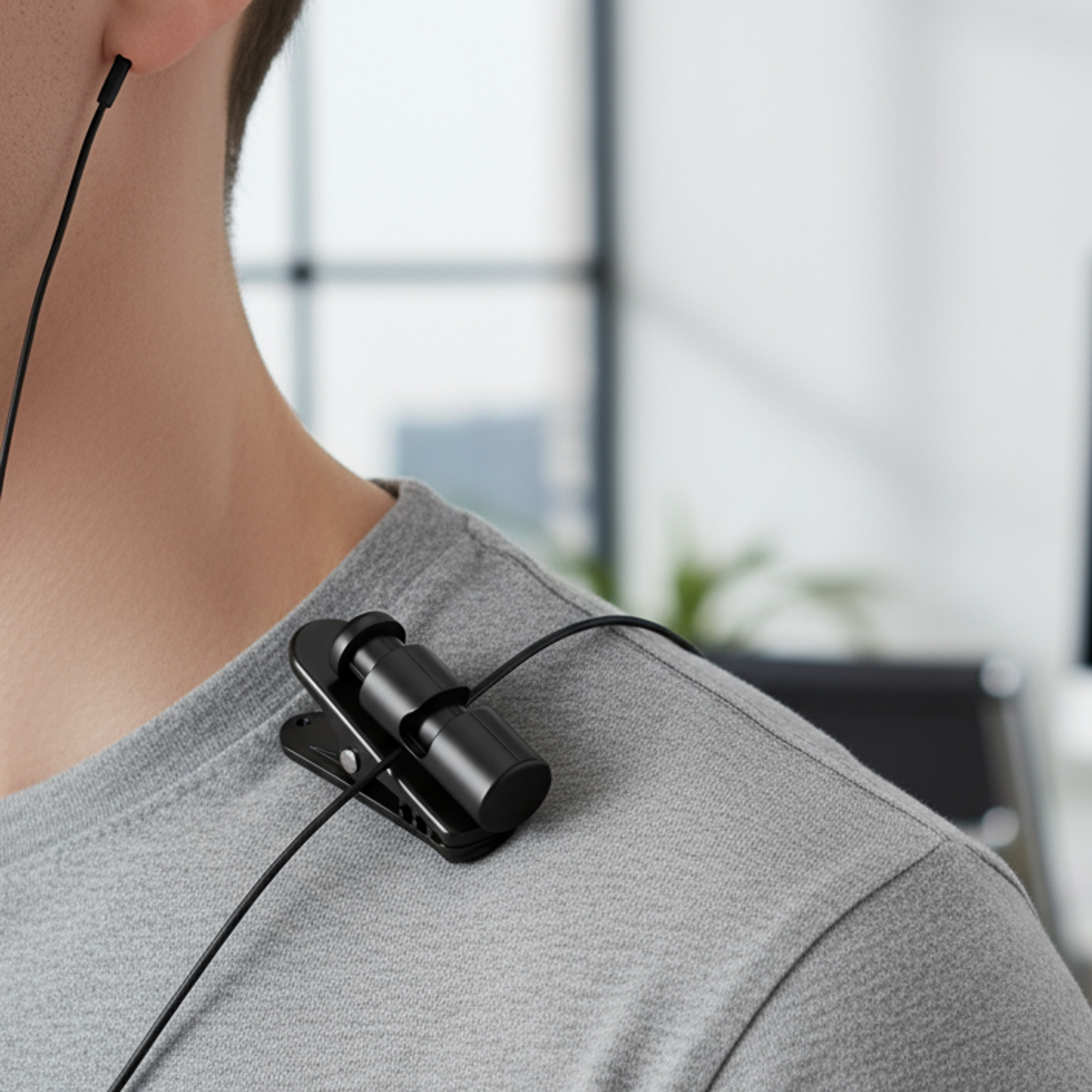 Wired Earphone Mic - Lot de 1 à 10 clips