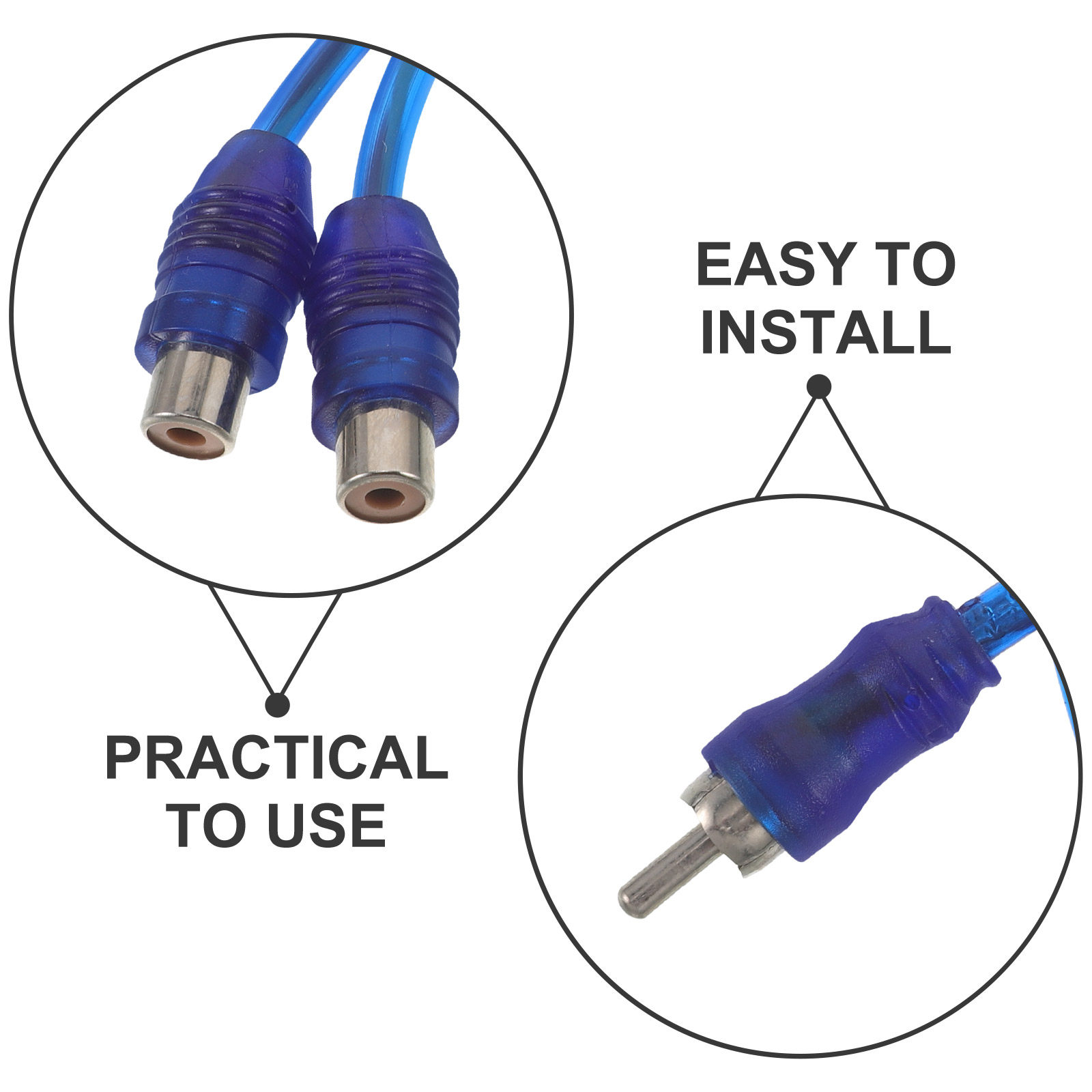 Câble répartiteur RCA en Y, 1  - Audio Splitter Y avis et prix