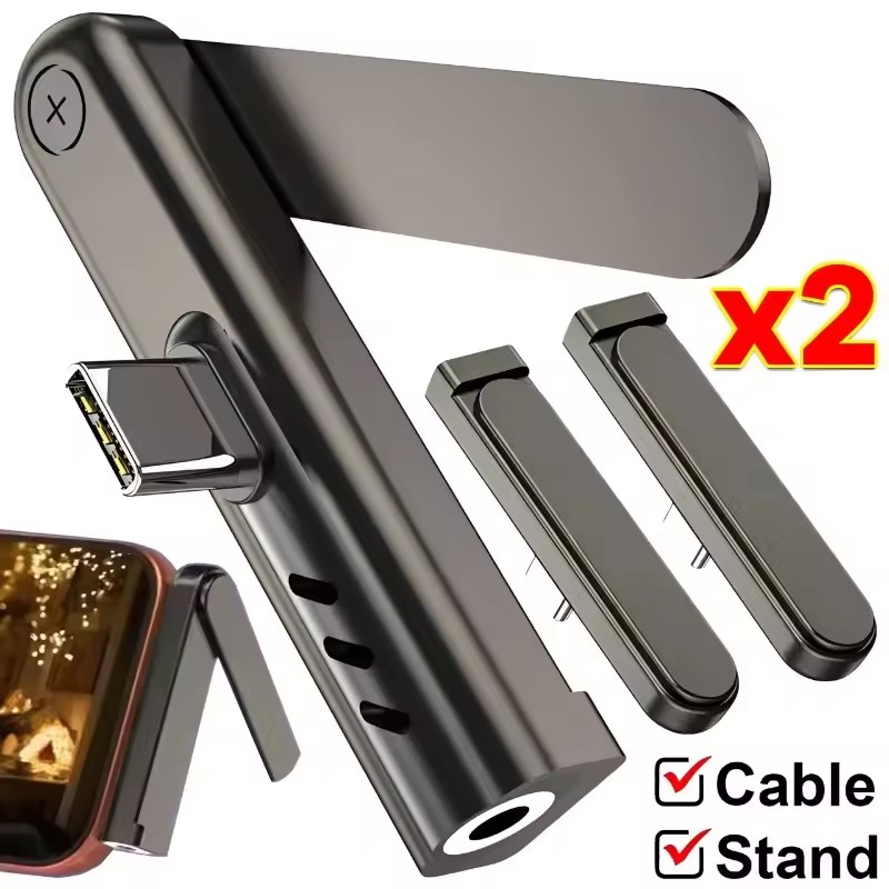 Support audio portable USB C à - Headphone Stand Desk avis et prix